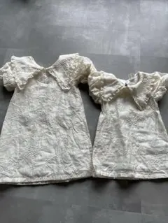専用　姉妹　刺繍ワンピース　3歳　9ヶ月