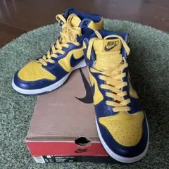 ☆ヴィンテージ良品NIKE DUNK HIGH LE黄/紺　26.5㎝のサムネイル