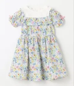 any FAMオンオフショルダー ガーリー ワンピース 花柄 120cm 美品のサムネイル