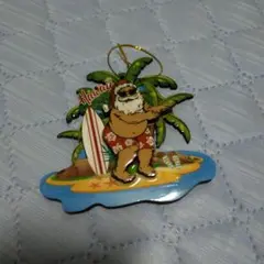 Hawaii サンタクロース オーナメント キーホルダー