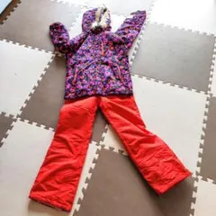 【超美品】スキーウェア上下セット ピンク色 女の子 160サイズ