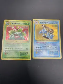 ポケモンカード　「とりかえっこプリーズ」カメックス　フシギバナ 旧裏