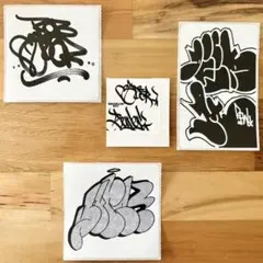 ③ グラフィティー ステッカー 4枚セット graffiti グラフィティ