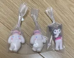 サンリオキャラクターズ　ミニチュアチャーム　ライブキャラクター シナモン クロミ