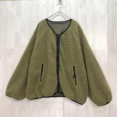 ノーカラー ジャンパー