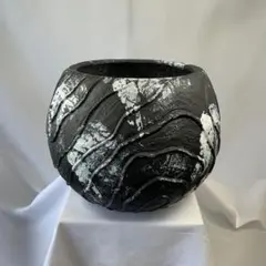 中型軽量植木鉢 丸型 球体　ブルーグレー　おしゃれ シンプル モダン 景行商事 中型軽量植木鉢 丸型 球体 ブルーグレー おしゃれ シンプル モダン 景