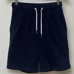 GU メンズ スウェットショートパンツ ネイビー Sサイズのサムネイル