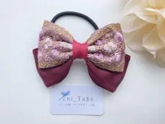 261 【ラスト1点】組み合わせ自由！3点1300円！✳︎リボンポニーヘアゴム♡