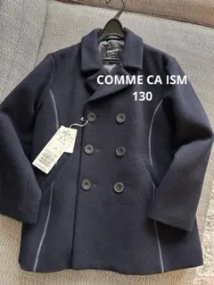 タグ付き新品未使用 COMME CA ISM ピーコート ネイビー 130