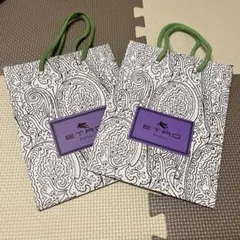 ETRO ペイズリー柄ショッパー 2点セット