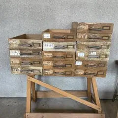 三菱鉛筆 什器 木製 ラック マス目 棚 台 2台 非売品 レア 希少 レトロ