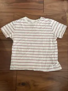 ZARA ストライプ　赤　Tシャツ