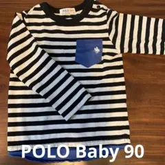 【美品】POLO Baby 長袖カットソー 90