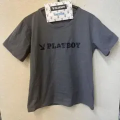 PLAYBOY 半袖Tシャツ グレー LLサイズ 吸水速乾のサムネイル