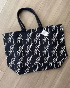 ※ボラボラ様専用※ WTW ロゴプリント キャンバス トートバッグ ネイビーのサムネイル