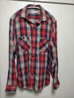 グリーンレーベルリラクシング 厚手 チェックシャツ