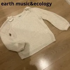 レディース　M 長袖　ニット　セーター　リボン　ラメ　可愛い　オシャレ　キラキラ