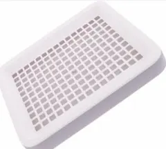 ホ16-70 白い格子状 ペット用品 トイレ用品 トレイ