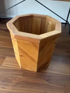 【美品】HangOut 鉢カバー ヘリンボーン 八角形 美品】HangOut 鉢カバー ヘリンボーン 八角形