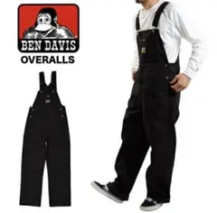 BEN DAVIS ベンデイビス　オーバーオール　サロペット　黒　ブラック　34のサムネイル