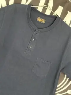 岡山デニムJapan Blue Jeans ヘンリーネックTシャツ Mサイズ