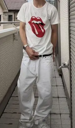 White denim pants 00s archiveのサムネイル