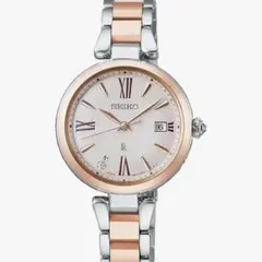 美品　ルキア グロウ ダイヤ ソーラー電波 チタン 1B32 セイコー 腕時計