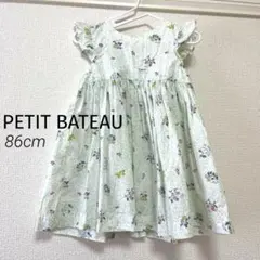 PETIT BATEAU プチバトー 花柄 ワンピース 24m 86cm