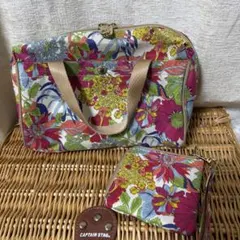 MILESTO 花柄 ポーチ ＆ミニ財布セットのサムネイル