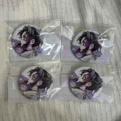 鬼滅の刃 繋ぐくじ「しのぶとカナエ」 F賞 44mm缶バッジA 胡蝶しのぶ