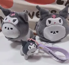 サンリオ モフモフレンズ キーホルダー ミニポーチ マスコットチャーム クロミ
