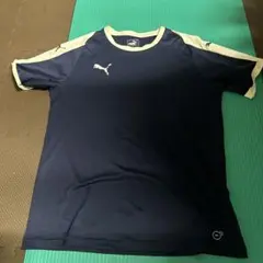 PUMA ネイビー ホワイト Mサイズ シャツ