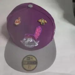 MLB 59FIFTY パープルキャップ 7 1/4、崎山翼モデル