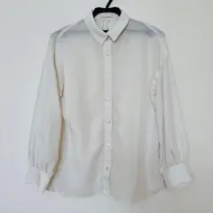 anySiS ブラウス ホワイト 9号(Mサイズ)