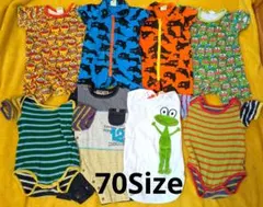 総柄カラフル♡ロンパース♡まとめ売り♡PartyParty♡リップフィッシュ