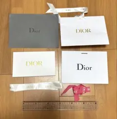 DIORディオール ショップ袋とリボンなど6点セット