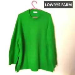 LOWRYS FARM　緑色 長袖セーター