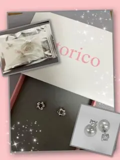 スワロフスキー　アクセサリー　ピアス2個セット