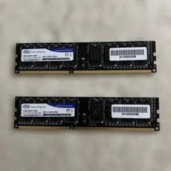 Team DDR3 4GB 1600MHz メモリー　✖️2個 動作確認済みのサムネイル