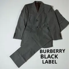 美品バーバリーブラックレーベル セットアップSuper120’s グレー 36R