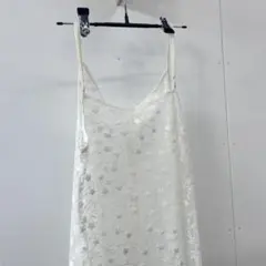 チュール レース レイヤード キャミソール