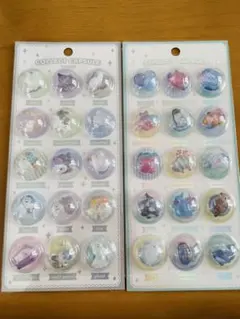 カプセルシール　2点セット　3Dうるちゅる　おばけ&海の生き物