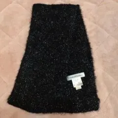 Pinky&Dianne ブラック マフラー フリーサイズ