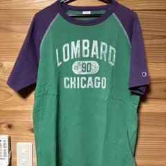 Champion Lombard Chicago Tシャツ グリーン/パープル