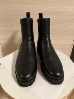 【美品】本革サイドゴアブーツ