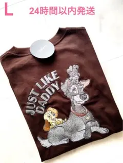 わんわん物語　古着　刺繍ビンテージTシャツ 90s ディズニー わんわん物語 ビンテージ Tシャツ 刺繍 Disney