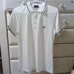 COMME CA WALK ホワイト ポロシャツ