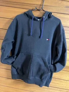 トミーヒルフィガー ネイビー　フード付きパーカー
