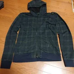BURBERRY BLACK LABEL チェック柄パーカーのサムネイル