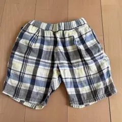BREEZE チェック柄 ハーフパンツ 110